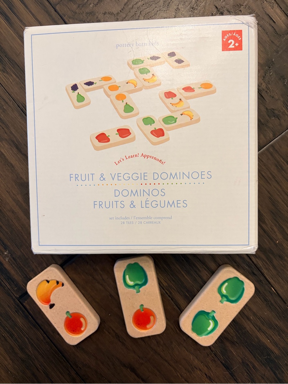 Pottery Barn Kids Fruit & Veggie Dominoes